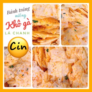 BÁNH TRÁNG MIẾNG KHÔ GÀ LÁ CHANH NHÀ CIN (250g)