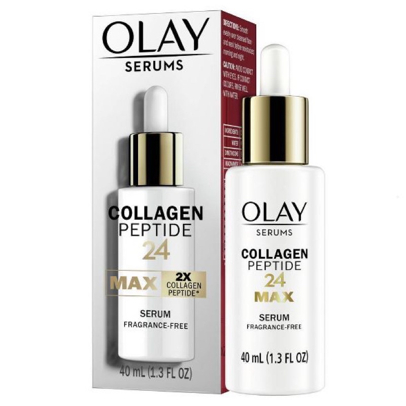 [HàngMỹ]Serum dưỡng ẩm chống lão hóa và tái tạo da Olay Regenerist 2X Collagen Peptide 24 MAX Serum 30ml