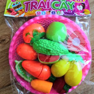 Rổ trái cây ( cắt - dính)