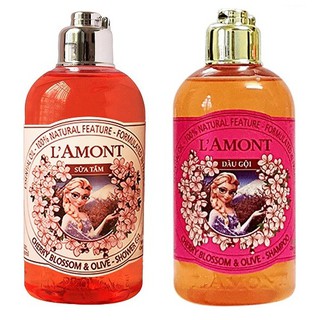 Combo Dầu Gọi Và Sữa Tắm Cho Bé L'amont En Provence Baby Cherry Blossom 250ml