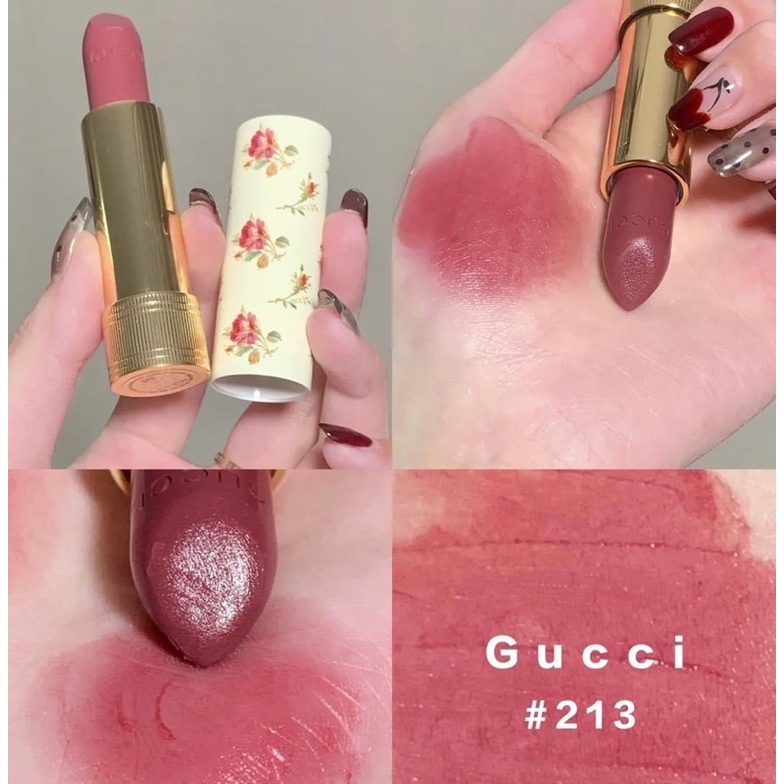 Son Dưỡng Gucci Vỏ Hoa 213 Love Is Better - Hồng Đất