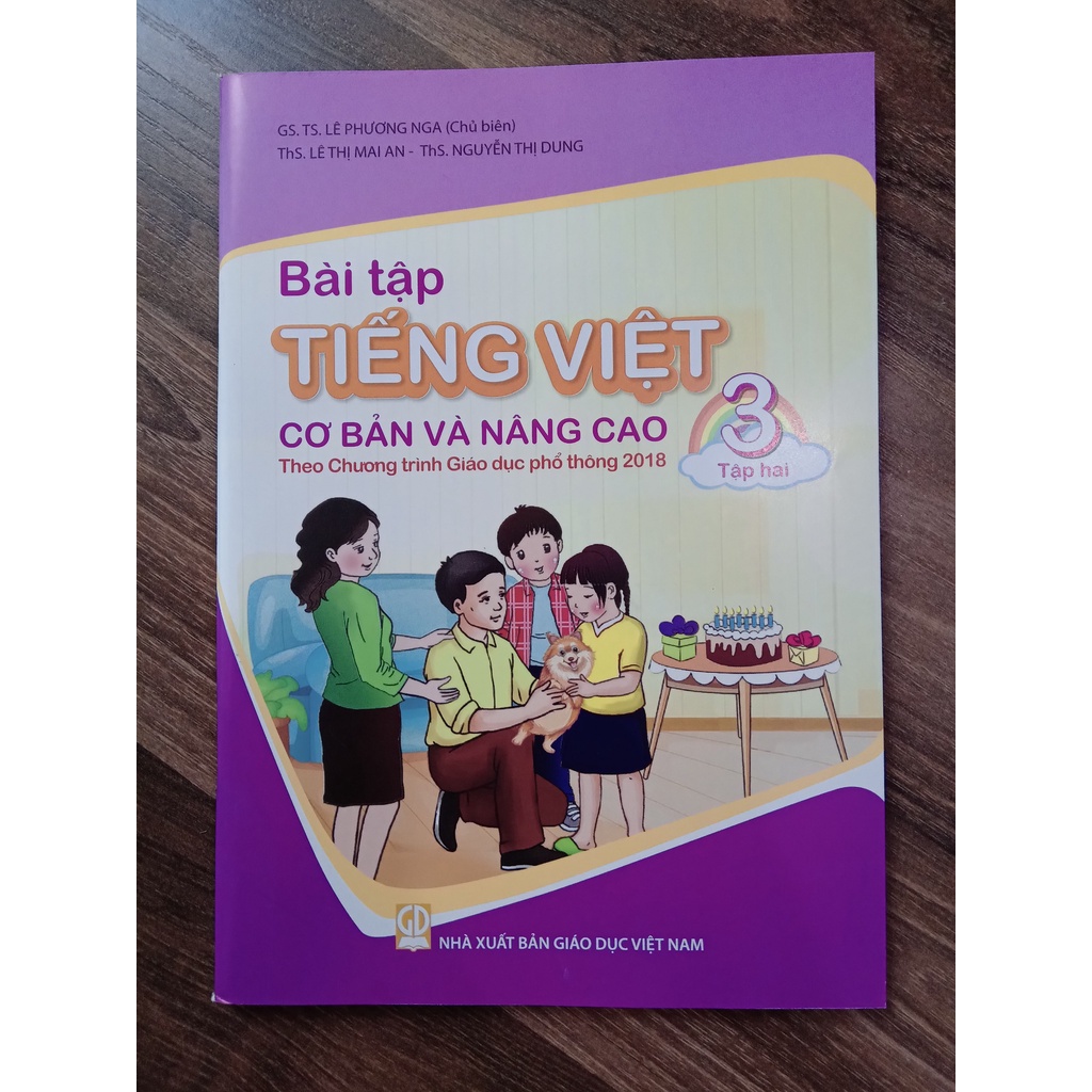 Sách - Bài tập tiếng việt cơ bản và nâng cao lớp 3 - tập 2 ( Theo chương trình GDPT 2018 )