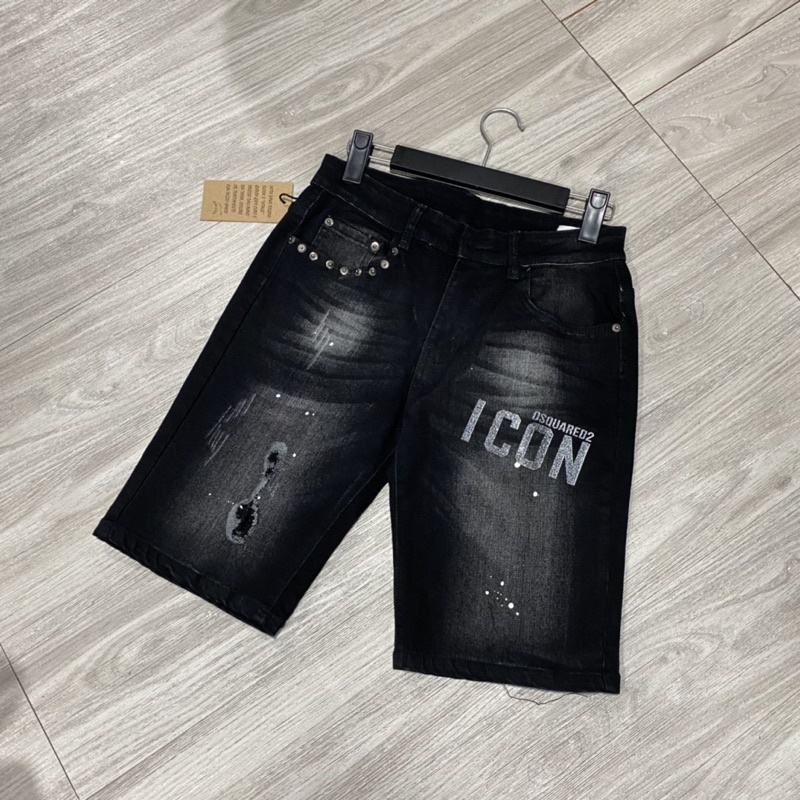 Quần short DSQ Icon thời trang, , quần bò ngố nam, Bin Store