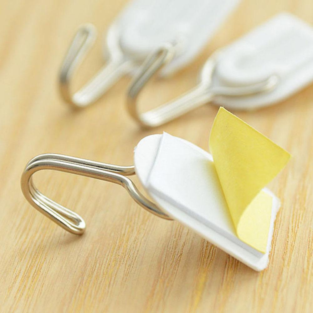 A060_Vỉ 6 Móc Dán Tường treo đồ tiện dụng/Móc treo tường, móc dính tường khả năng chịu lực 2kg đa năng