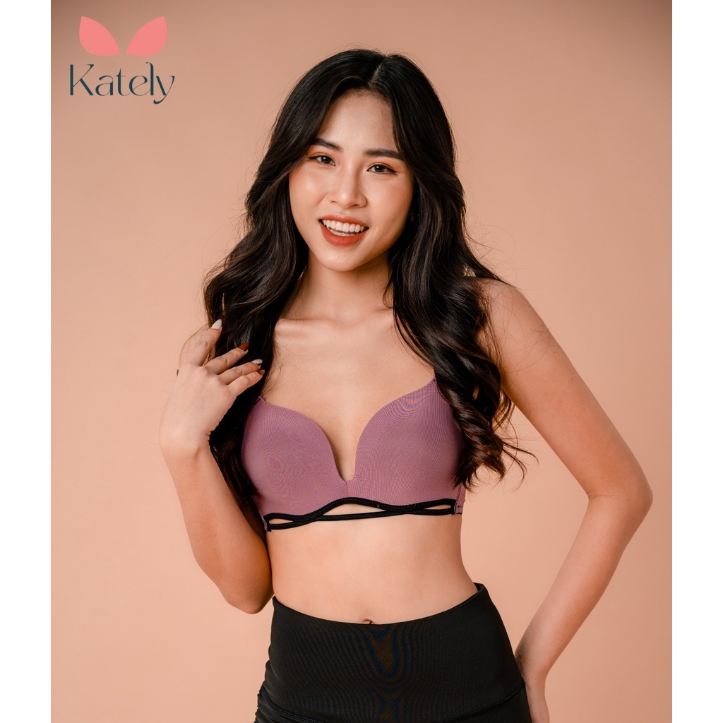 Áo lót nữ Kately dây định hình, không gọng, đệm mỏng, chất liệu thoáng khí AL006 | BigBuy360 - bigbuy360.vn