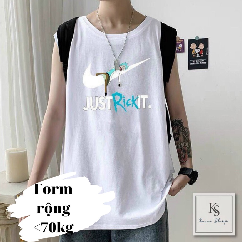 Áo ba lỗ nam KANE SHOP chất liệu cotton thoáng mát , áo tanktop nam tập gym, đi biển