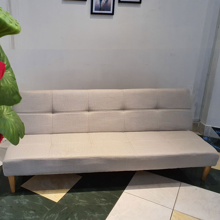 Sofa Giường - Sofa Bed bọc vải màu xám trắng