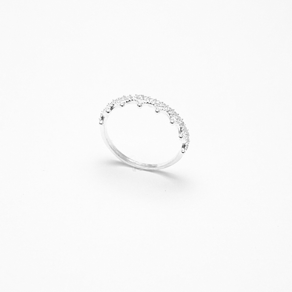Nhẫn bạc nữ Anta ATJ9041 vương miện đính đá Crown ring
