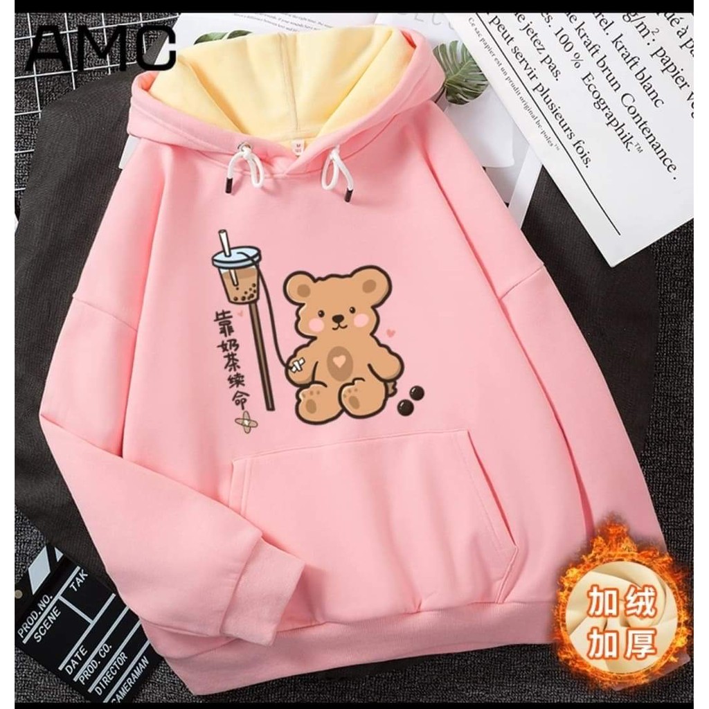 Áo hoodie gấu truyền nước DTR1120