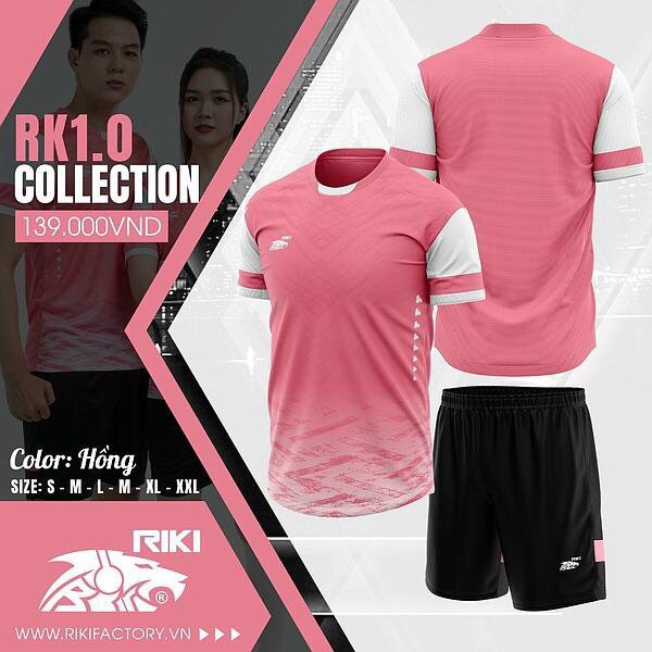 Bộ Bóng Đá Không Logo RiKi RK 1.0 Cao Cấp - Thấm hút tốt, thoải mái, mềm mại