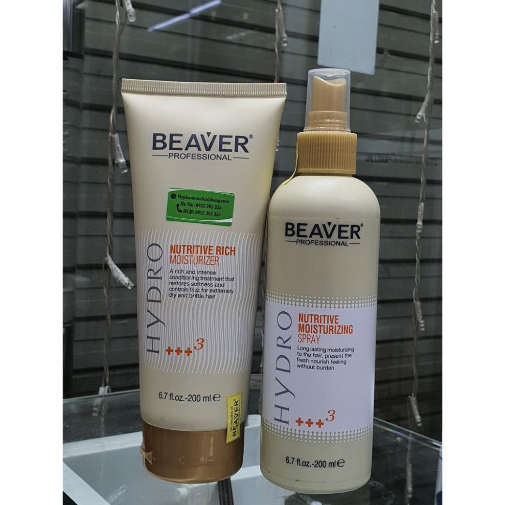 XẢ KHÔ SIÊU DƯỠNG BEAVER +++3 NUTRITIVE RICH MOISTURIZER 200ML