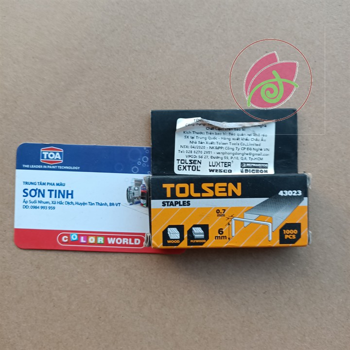 HỘP 1.000 KIM 1000pcs TOLSEN 43023 43024 43025 43028 43029 43030 6-12mm