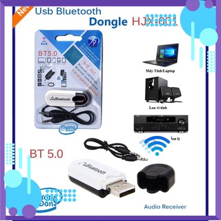 Đẹp rẻ  Usb bluetooth 5.0 cho loa và ampli hjx-001 Dong Le