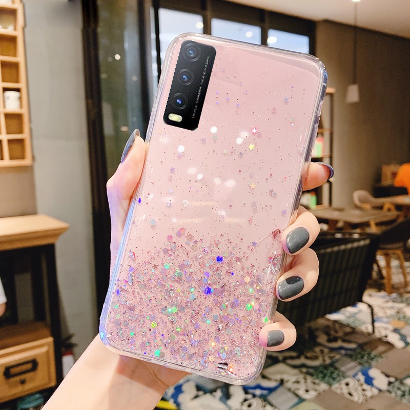 ốp điện thoại Trong Suốt Kim Tuyến Cho Vivo Y20 2021 Y20S Y20I Y12S Y12S Y20S Y20 2021 Y20I