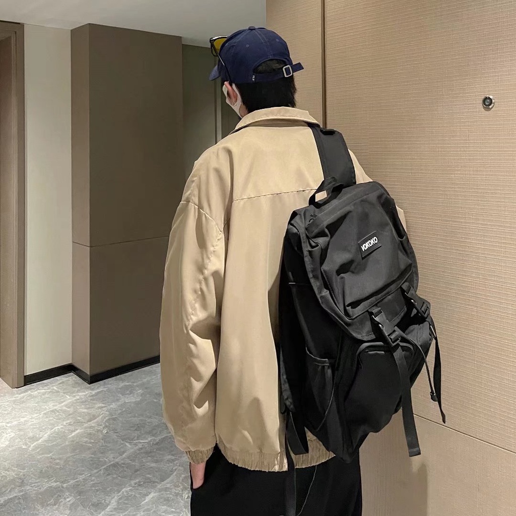 Áo khoác dáng rộng phong cách Hàn Quốc retro thời trang cho nam fashion áo khoác jacket nam  Unisex Áo khoác đồng màu