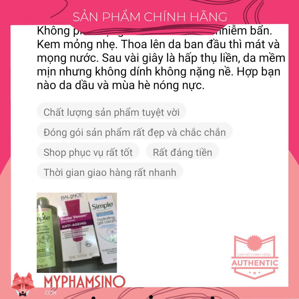 [CHINH HANG] Gel Dưỡng Simple Water Boost Hydrating