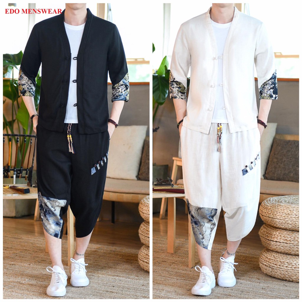 Bộ đũi lửng Mây [Hàng đẹp, chất đũi xịn, siêu độc và cuốn hút]