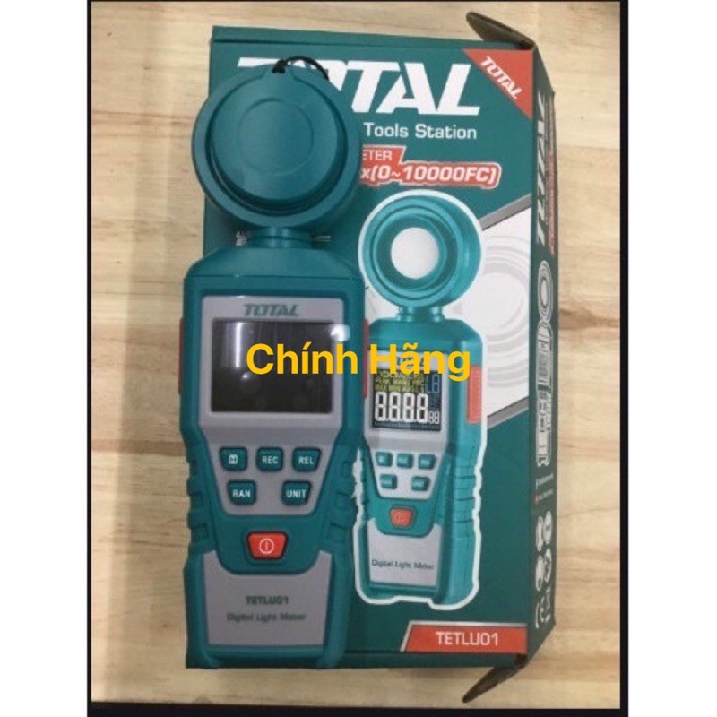 TOTAL Máy đo cường độ ánh sáng kỹ thuật số TETLU01 (Cam kết Chính Hãng 100%)