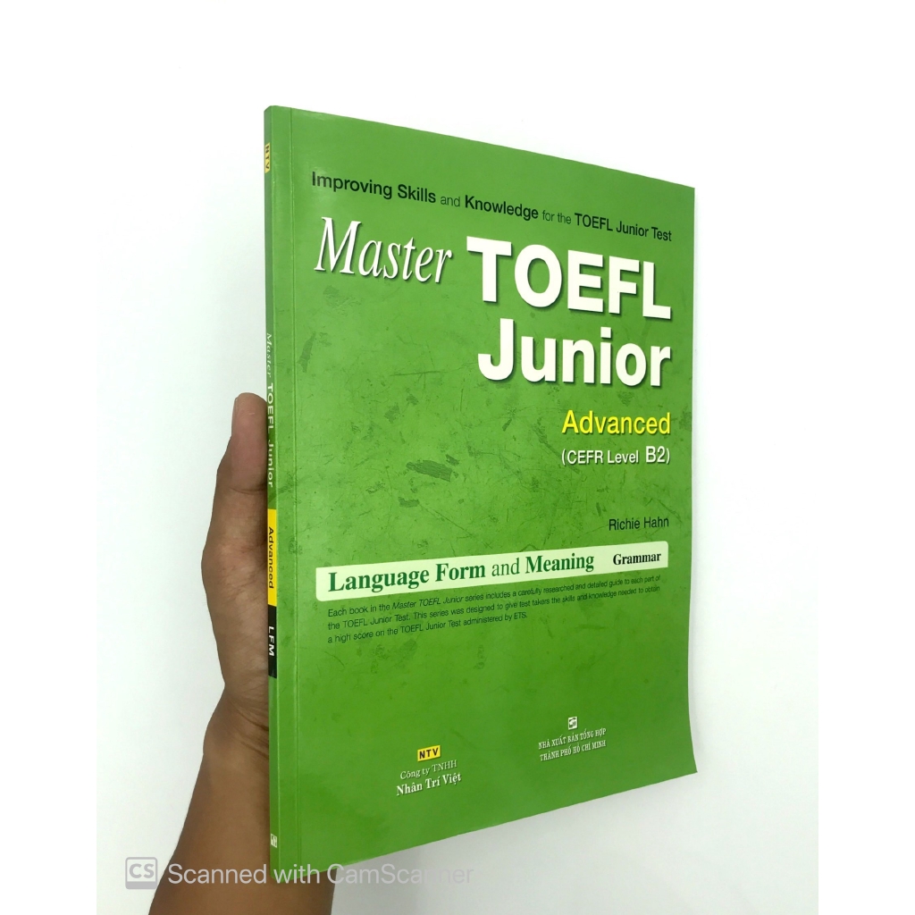 Sách - Master Toefl Junior-Advanced (Cefr Level B2)-Grammar