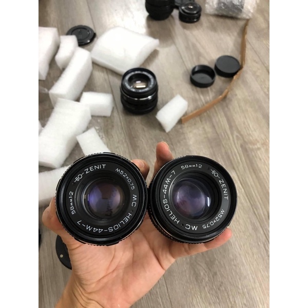 Ống kính MF Helios 44M-7 58/2 bokeh xoáy