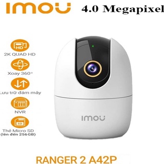 Camera giám sát ip wi-fi trong nhà imou ranger 2 4mp hàng chính hãng