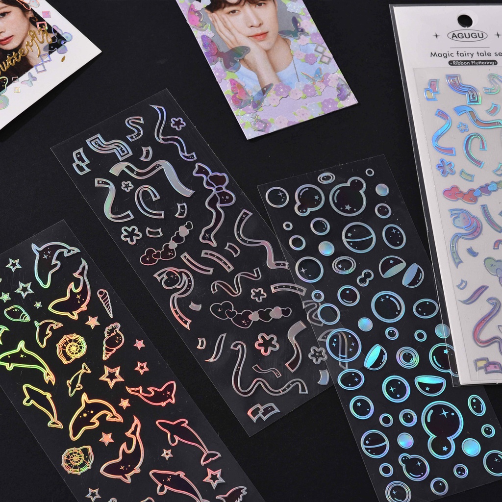 Sticker Hình Dán Toploader Line Lấp Lánh Magic Fairy Tale