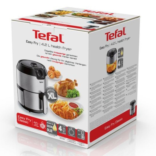 Nồi chiên không dầu Tefal dung tích 4.2 lít - 11 lít, nồi chiên hơi nước chống dính thông minh - HAPOS