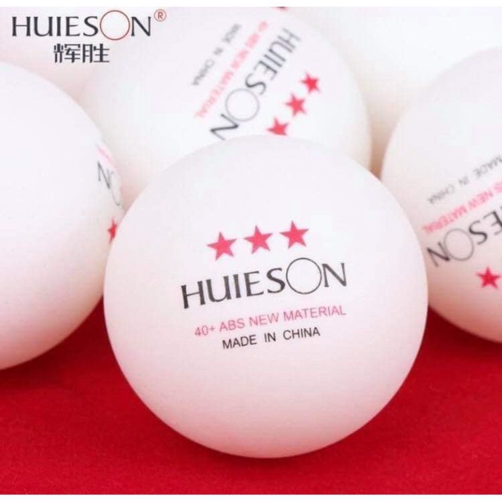 Bóng bàn tập HuiesOn VIP 3 sao chất lượng cực tốt bóng bàn - Banh bóng bàn Huesion 3* chính hãng