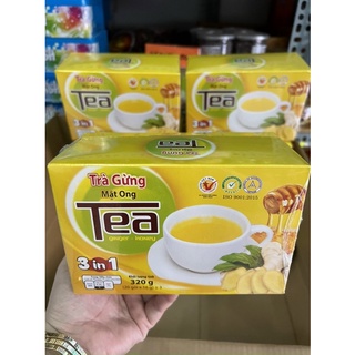 Hộp 320gr trà gừng mật ong