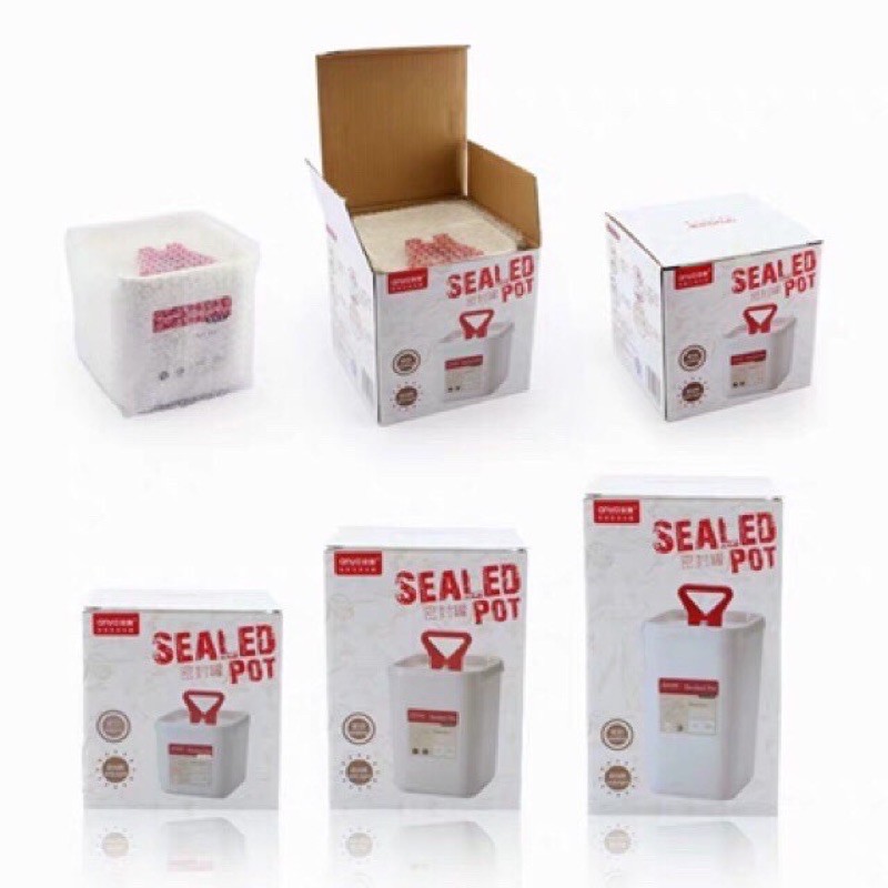 Hộp đựng đường, sữa có doăng cao su siêu kín