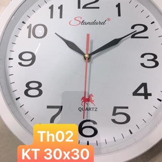 Đồng Hồ Standard TH02 Size Trung Đẹp Chuẩn KT: 30cmx30cm