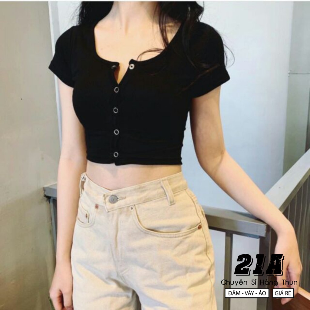 Áo CRT có nút thật Siêu Xinh