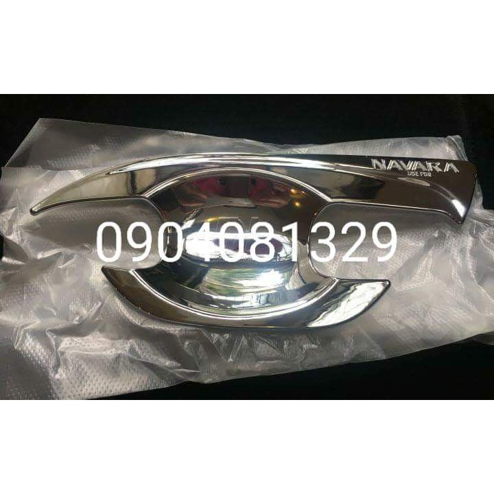 Bộ ốp hõm cửa Nissan Navara mạ crom 2015-2021