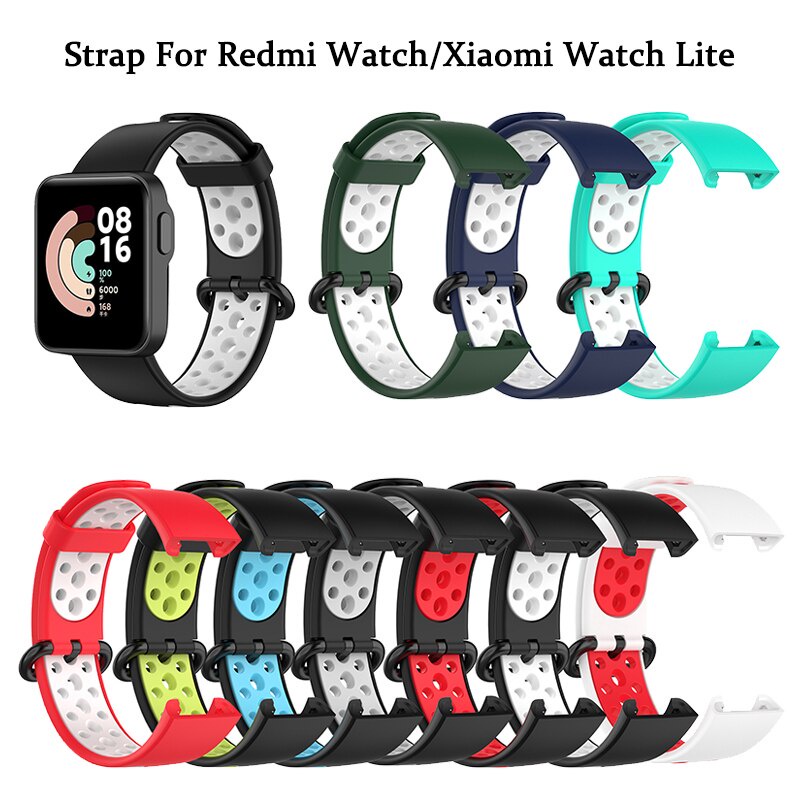 Dây đeo silicon TPU thoáng khí thay thế cho Xiaomi Redmi Watch 2 2lite 2 lite