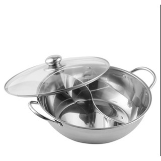 Nồi lẩu hai ngăn inox