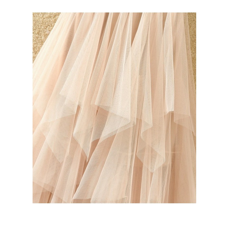 Chân váy ren Tulle - Tutu dài thời trang cao cấp Song An Eco VAY18 free size