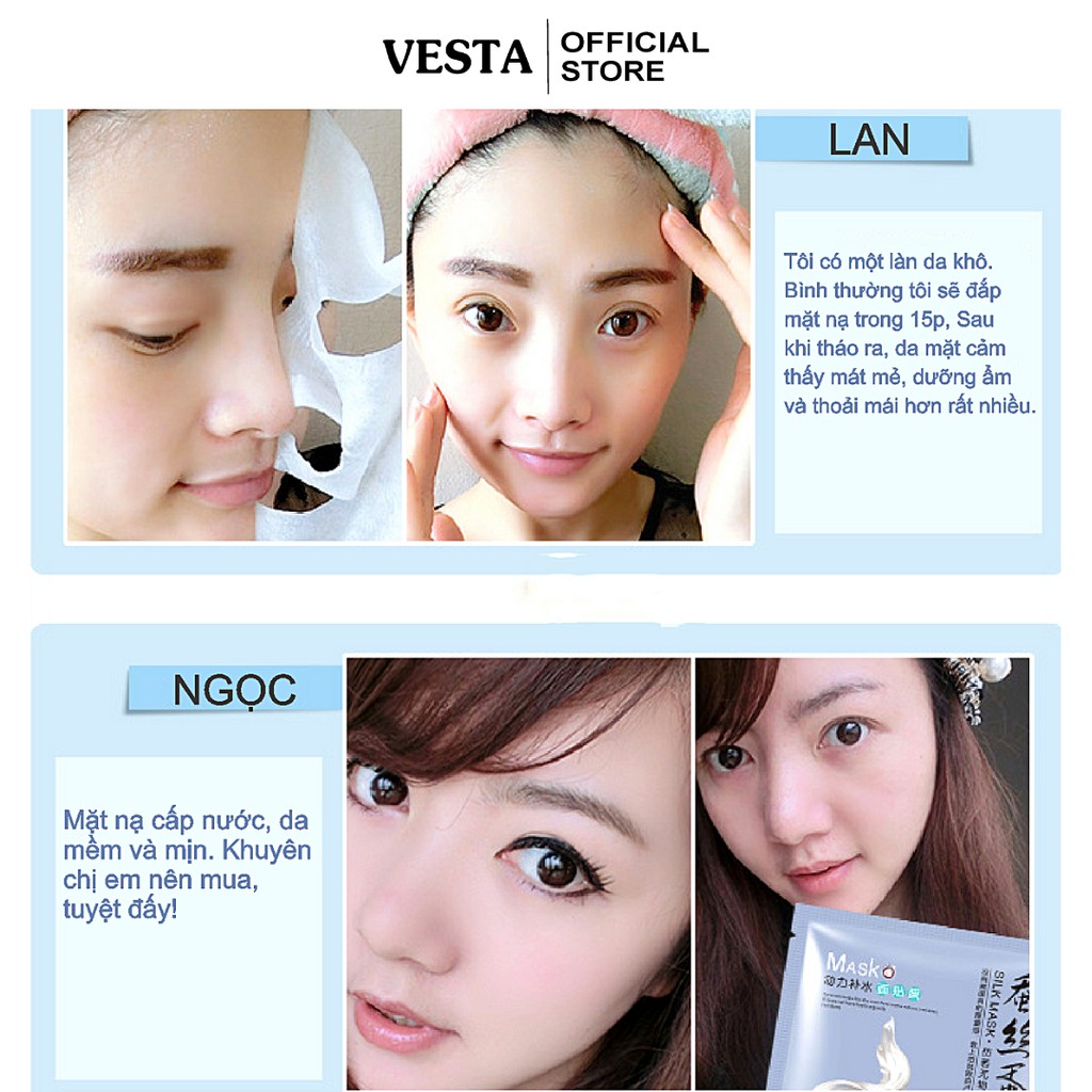 Mặt nạ giấy tơ tằm - silk mask dưỡng trắng và dưỡng ẩm da One Spring 30ml | BigBuy360 - bigbuy360.vn