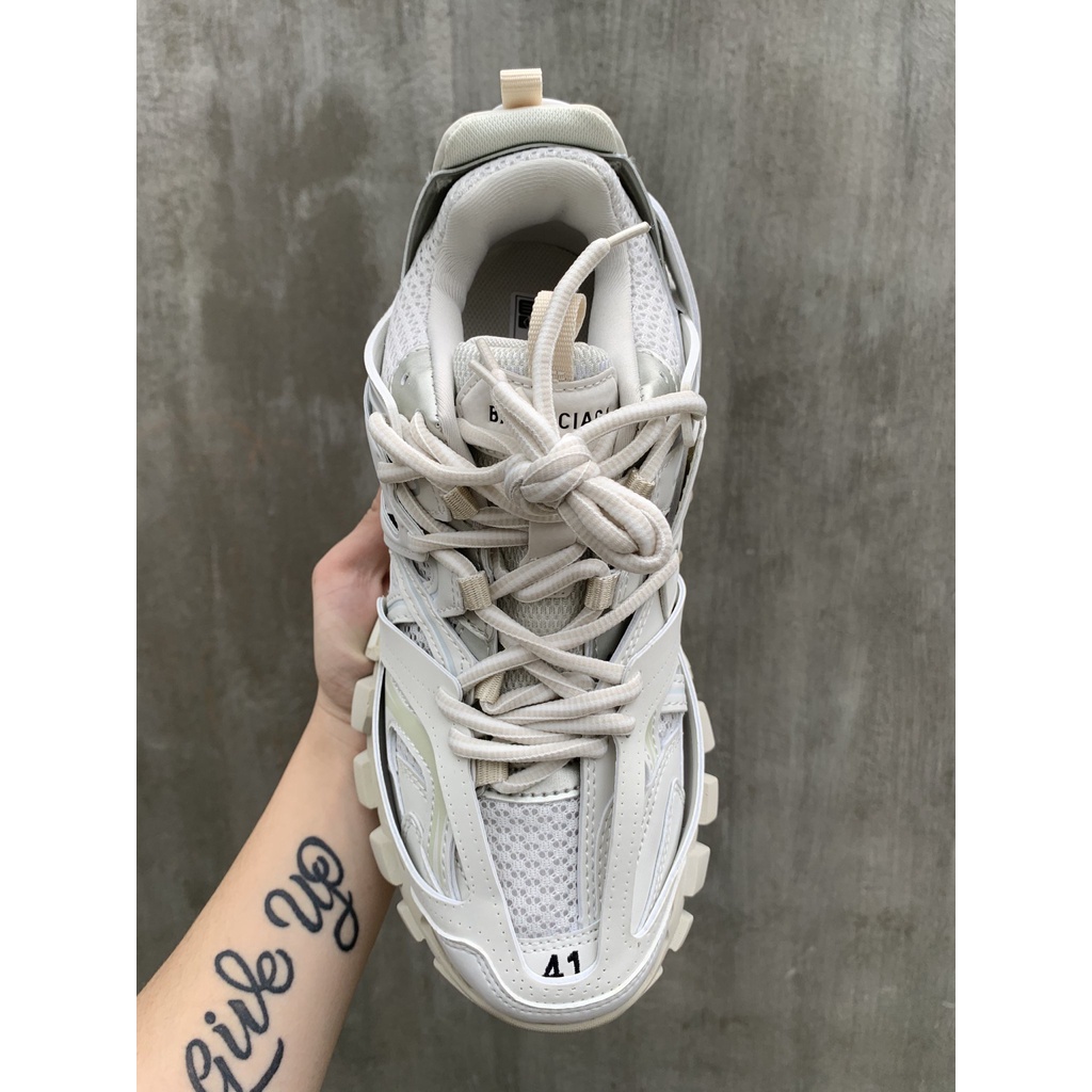 Giày BALENCIAGA Track LED all white