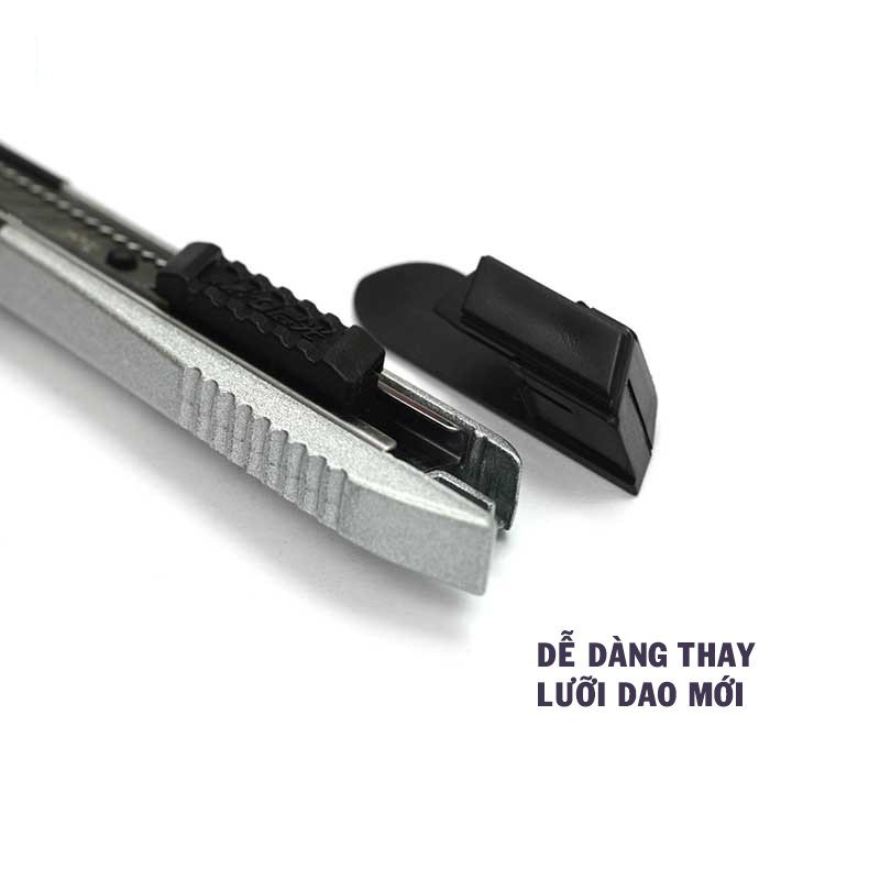 Dao rọc giấy to M&amp;G ASS91360 180mm - thân thép siêu chắc chắn