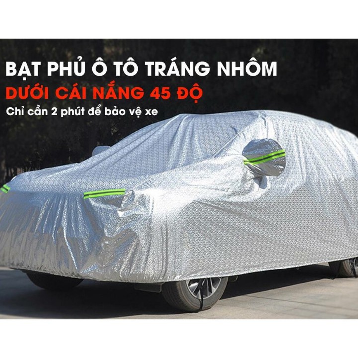 Bạt che phủ ô tô Xe hơi Cao cấp Loại 4-5 chỗ Chống nắng, chống mưa, chống xước