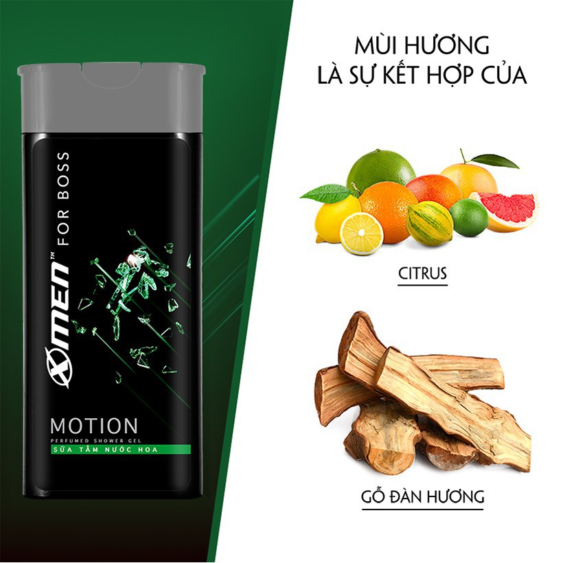 [Hàng tặng không bán] Sữa tắm X-Men For Boss Motion 150g