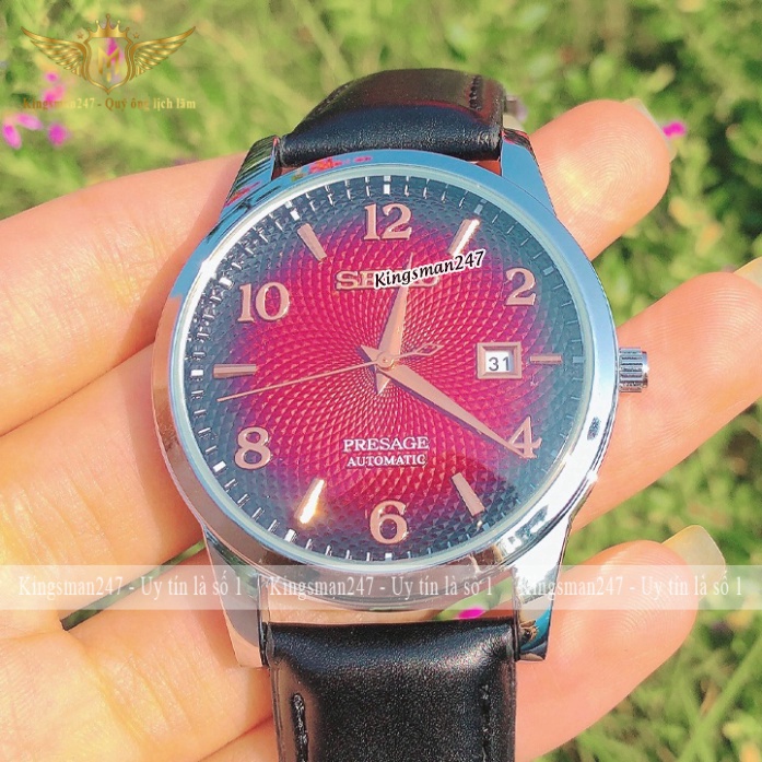 Đồng hồ nam chính hãng Seko dây da cao cấp, mặt vân đẹp, thời trang sang trọng lịch lãm giá rẻ [Tặng thêm pin] | BigBuy360 - bigbuy360.vn