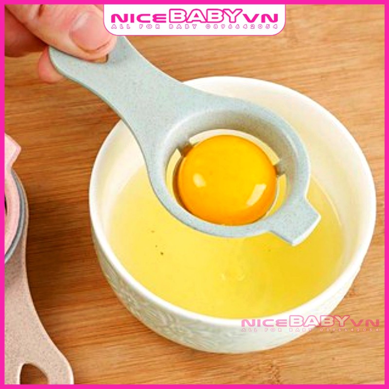Dụng Cụ Lọc Trứng Tách Lòng Đỏ Trứng Lúa Mạch Chế Biến Ăn Dặm Cho Bé NiceBabyVn