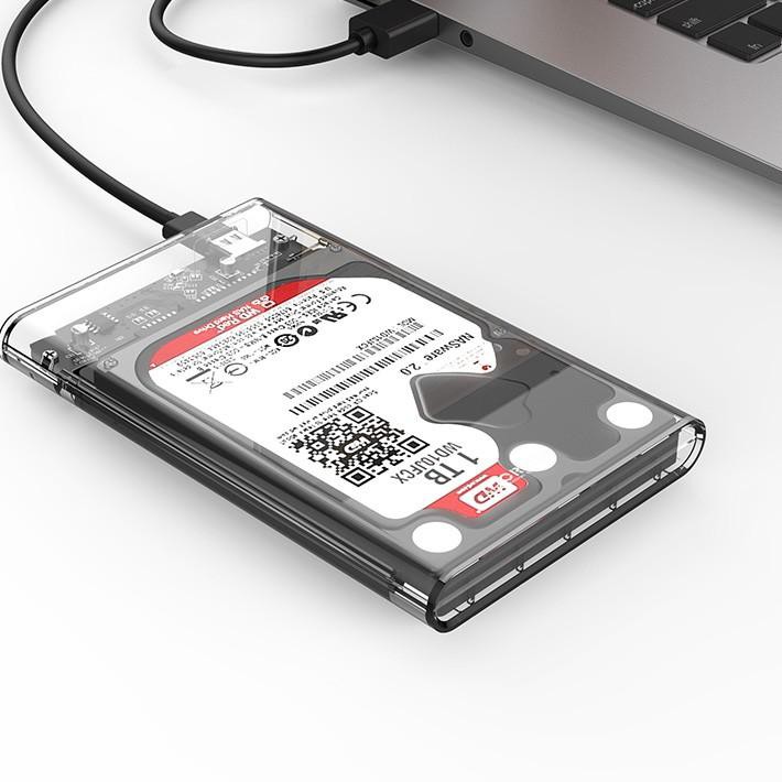 ORICO Vỏ Đựng Ổ Cứng Trong Suốt Type-C 3.1 Gen2 2139C3-G2 2.5in | BigBuy360 - bigbuy360.vn