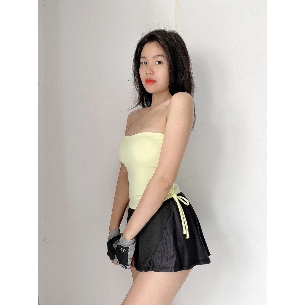 Áo Ống Rút Dây có khe nhét mút ngực