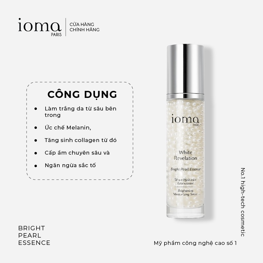 Tinh chất trắng da cao cấp Ioma Paris Bright Pearl Essence - 40ml