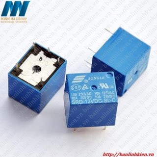 Relay 12v10a 5 chân srd-12vdc-sl-c