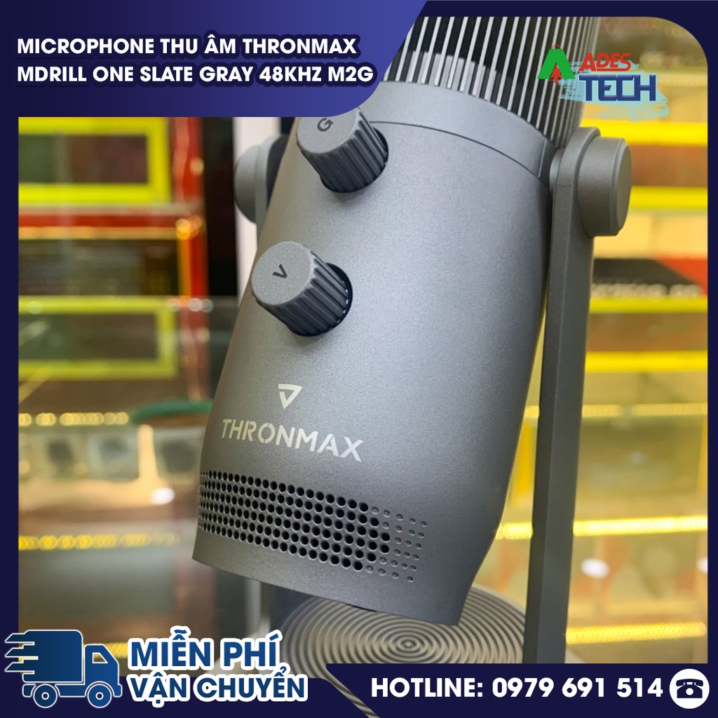 Microphone Thu Âm Thronmax Mdrill One Slate Gray 48Khz | M2G