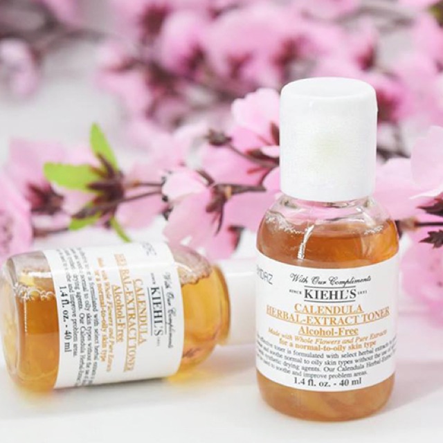 Nước hoa hồng Hoa Cúc Kiehl’s Calendula Herbal Extract Alcohol-Free Toner 40ml và 250ml