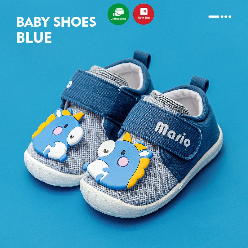 Giày tập đi trẻ em Cheerful Mario YZY-9830 cho bé trai, bé gái siêu mềm chống trơn trượt chính hãng